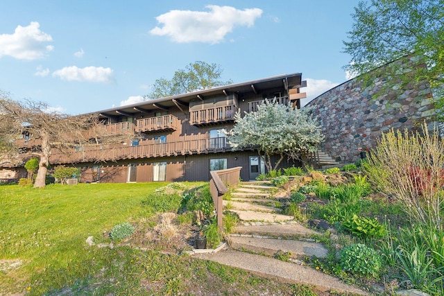 15810 Il Route 173 Unit 1D, Harvard, IL 60033 - view of property with stairway