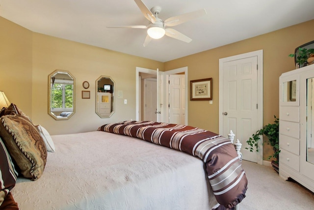 13 Wind Ridge Rd, South Barrington, IL 60010 - bedroom with carpet flooring and a ceiling fan
