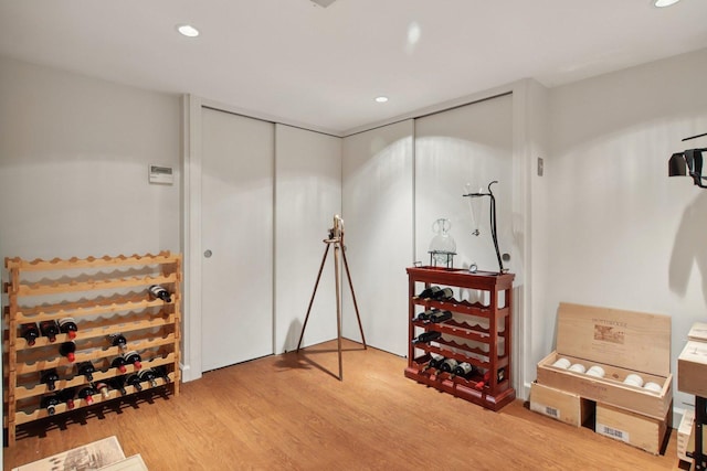 13 Wind Ridge Rd, South Barrington, IL 60010 - exercise area with wood finished floors and recessed lighting