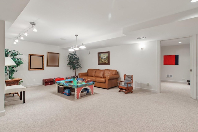 13 Wind Ridge Rd, South Barrington, IL 60010 - carpeted living room with baseboards