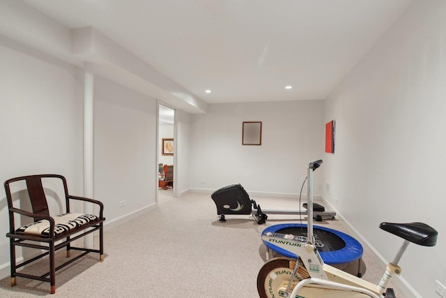 13 Wind Ridge Rd, South Barrington, IL 60010 - exercise room featuring recessed lighting and carpet