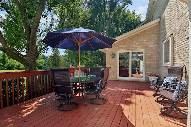13 Wind Ridge Rd, South Barrington, IL 60010 - deck with outdoor dining area