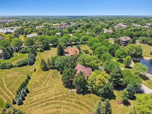 13 Wind Ridge Rd, South Barrington, IL 60010 - bird's eye view of a nearby body of water