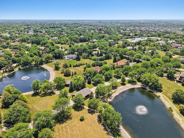 13 Wind Ridge Rd, South Barrington, IL 60010 - aerial view of a nearby body of water
