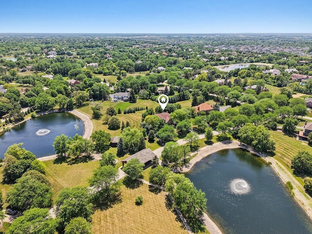 13 Wind Ridge Rd, South Barrington, IL 60010 - aerial view of a nearby body of water