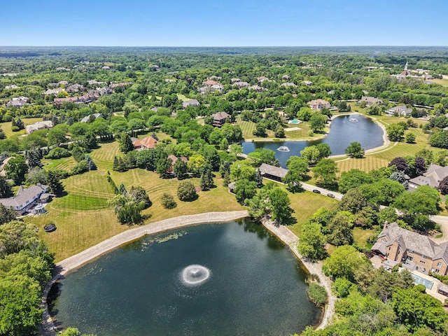 13 Wind Ridge Rd, South Barrington, IL 60010 - aerial view of residential area with a large body of water