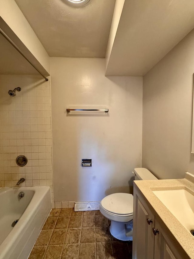 16850 School St, South Holland, IL 60473 - full bathroom featuring vanity and tub / shower combination