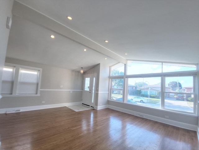 1747 E 92nd Pl, Chicago, IL 60617 - spare room featuring wood finished floors and baseboards