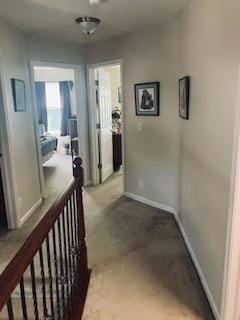 1463 Carlisle Ln, Hampshire, IL 60140 - corridor with carpet and baseboards