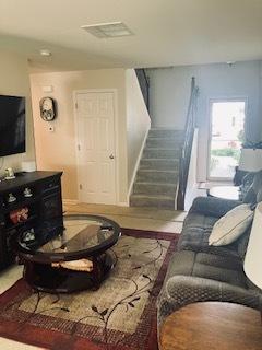1463 Carlisle Ln, Hampshire, IL 60140 - living area featuring stairs