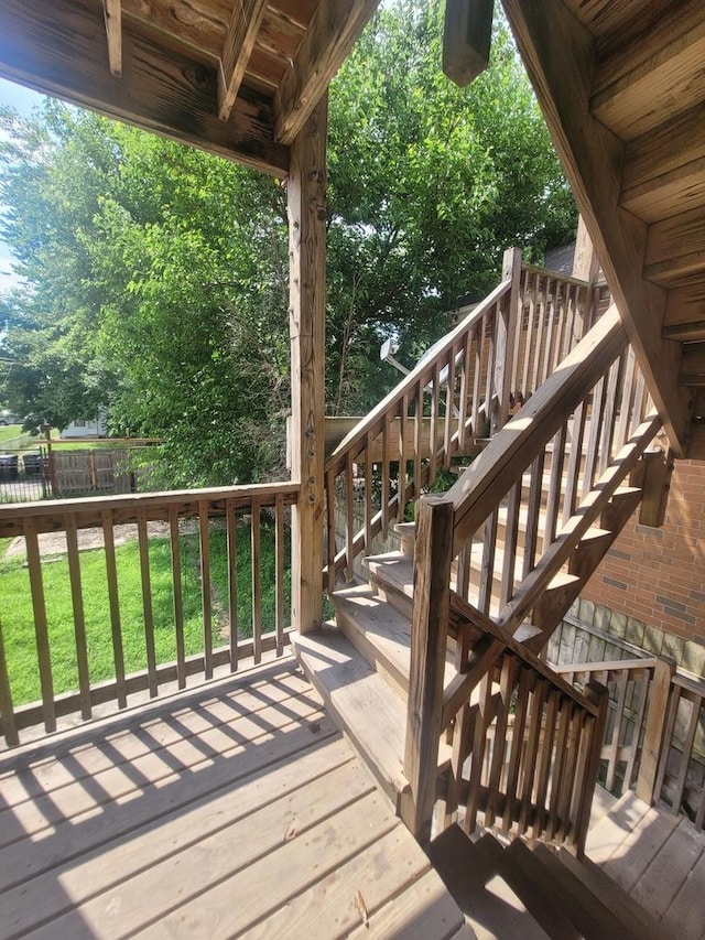 8344 S Mackinaw Ave, Chicago, IL 60617 - deck with stairway