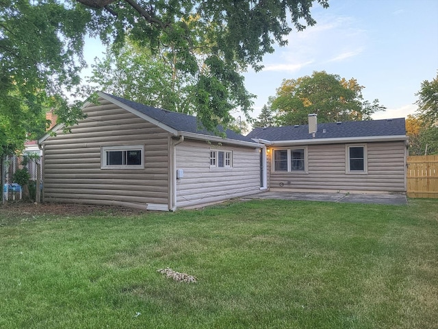 14610 Sawyer Ave, Midlothian, IL 60445 - rear view of property featuring a patio and a chimney