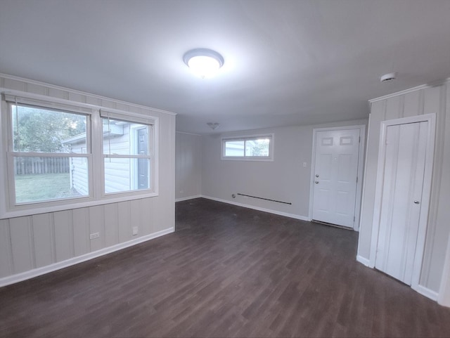 14610 Sawyer Ave, Midlothian, IL 60445 - unfurnished room with dark wood-type flooring and a smoke detector