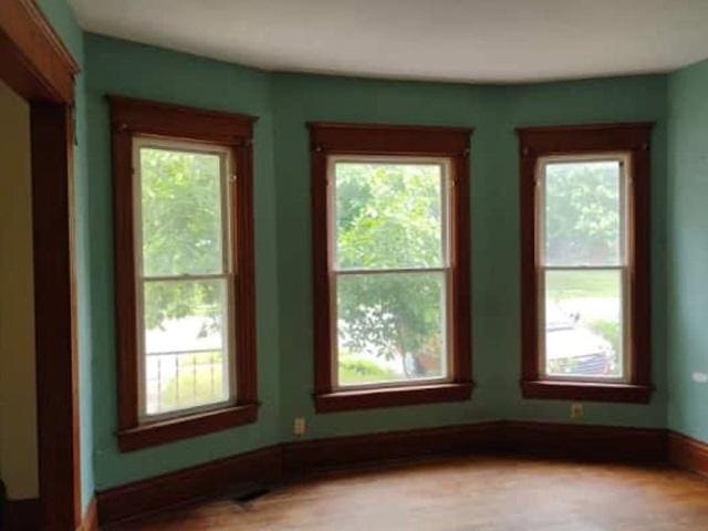 1022 N 3rd St, Springfield, IL 62702 - unfurnished room featuring healthy amount of natural light and light wood-type flooring