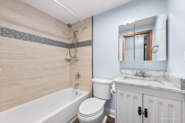 3920 Greenbay Dr, Hanover Park, IL 60133 - full bathroom featuring shower / washtub combination and vanity