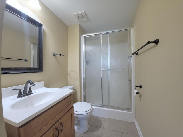 913 Dartmouth Ave, Matteson, IL 60443 - full bath with a shower stall, vanity, and tile patterned flooring