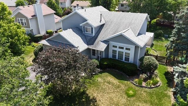 25637 S Fieldstone Ct, Channahon, IL 60410 - aerial view of property and surrounding area