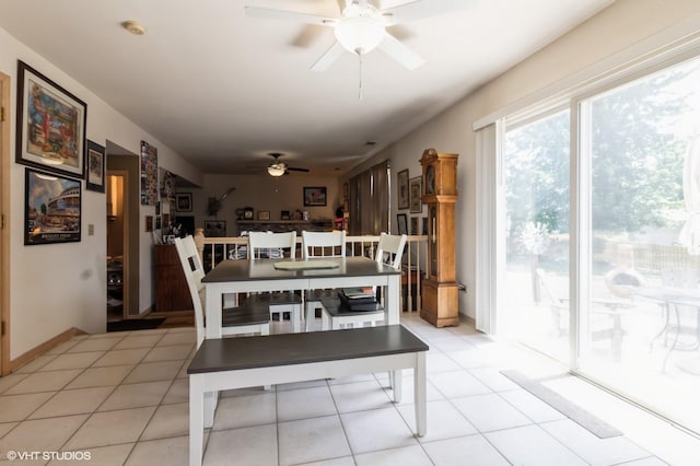 25637 S Fieldstone Ct, Channahon, IL 60410 - dining area with ceiling fan