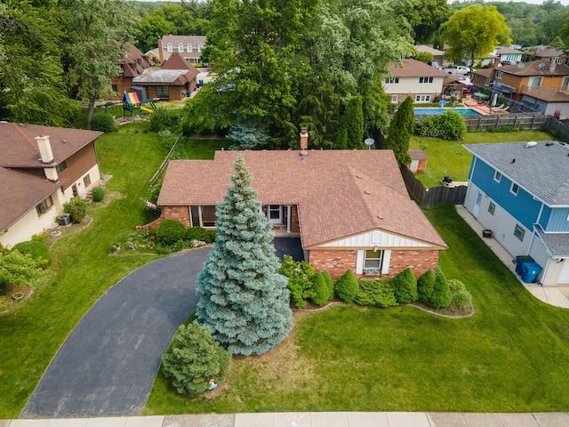 9108 Windsor Dr, Palos Hills, IL 60465 - aerial view of residential area