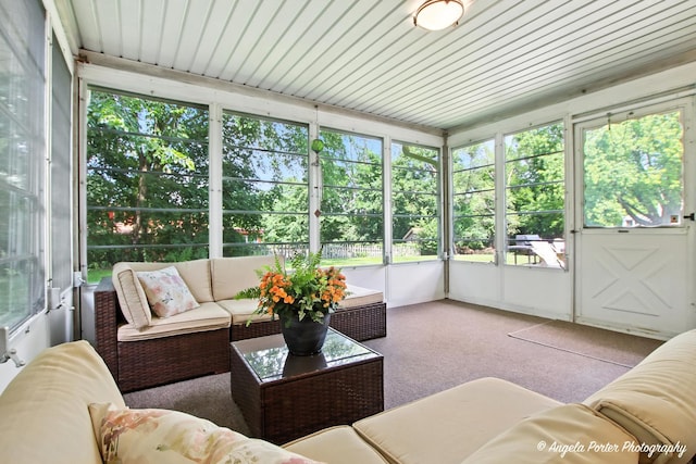 4725 Winnebago Dr, Wonder Lake, IL 60097 - sunroom with an outdoor hangout area and plenty of natural light