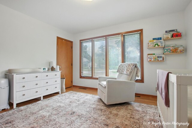 4725 Winnebago Dr, Wonder Lake, IL 60097 - living area with wood finished floors and baseboards
