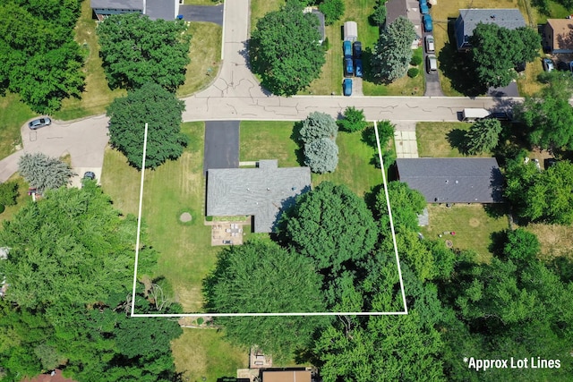 4725 Winnebago Dr, Wonder Lake, IL 60097 - view of property location featuring property parcel outlined