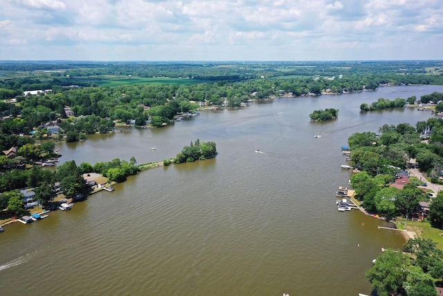 4725 Winnebago Dr, Wonder Lake, IL 60097 - drone / aerial view of a nearby body of water