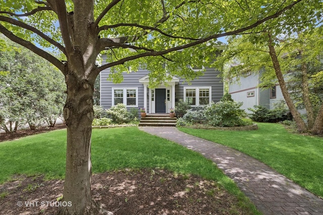 2539 Marcy Ave, Evanston, IL 60201 - view of property hidden behind natural elements with a front yard