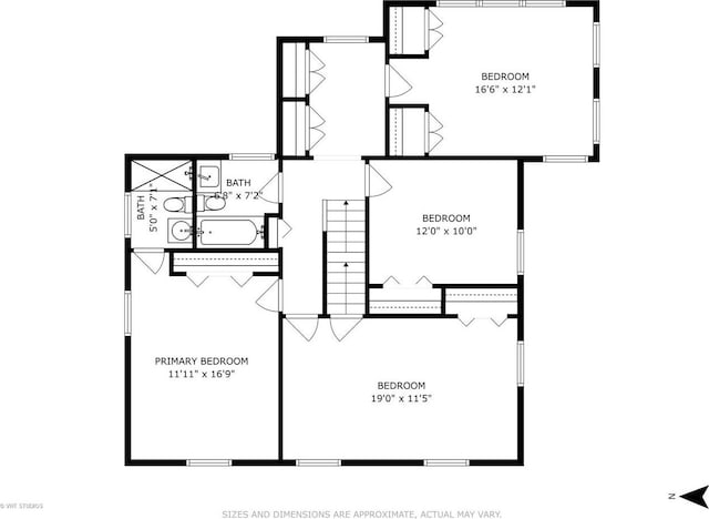 2539 Marcy Ave, Evanston, IL 60201 - view of floor plan / room layout