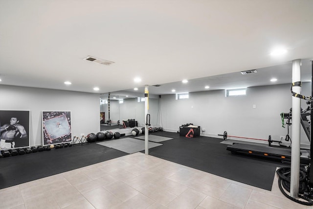 400 S Rose Ave, Park Ridge, IL 60068 - exercise area with recessed lighting