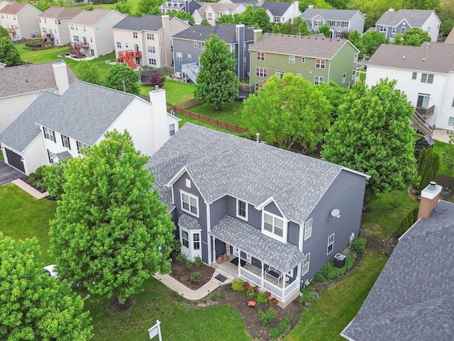 210 Woodford Rd, Oswego, IL 60543 - aerial view of residential area