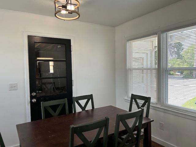 110 Shady Ln, Dixon, IL 61021 - dining space featuring baseboards