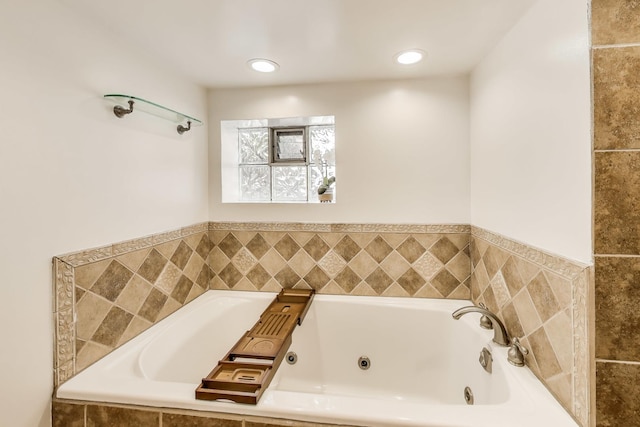 5836 N Oconto Ave, Chicago, IL 60631 - full bathroom featuring a whirlpool tub