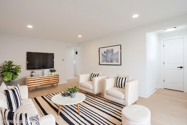 7939 Neva Ave, Burbank, IL 60459 - living room with light wood-type flooring and recessed lighting