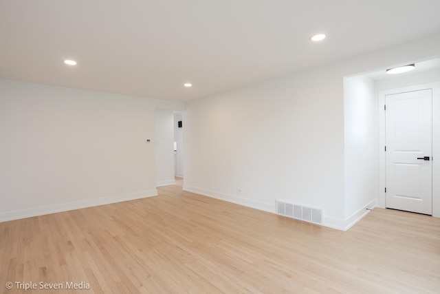 7939 Neva Ave, Burbank, IL 60459 - spare room with light wood-style flooring and recessed lighting