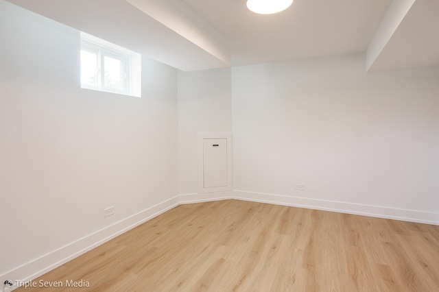 7939 Neva Ave, Burbank, IL 60459 - spare room featuring light wood-style floors and baseboards