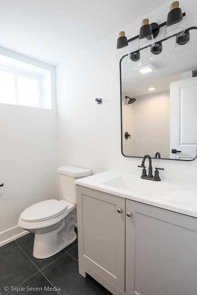 7939 Neva Ave, Burbank, IL 60459 - bathroom with tile patterned flooring and vanity
