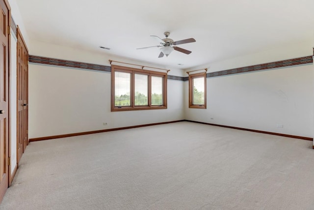 41W072 Bowes Rd, Elgin, IL 60124 - unfurnished room featuring ceiling fan and light colored carpet