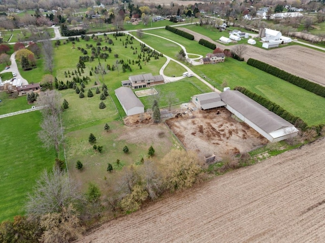 41W072 Bowes Rd, Elgin, IL 60124 - aerial overview of property's location with rural landscape