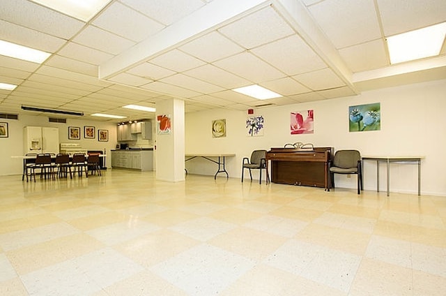 7033 N Kedzie Ave Unit 701, Chicago, IL 60645 - lobby with a drop ceiling