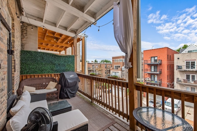 3516 N Reta Ave, Chicago, IL 60657 - balcony with grilling area