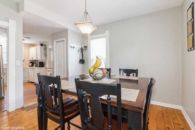 609 N 7th St, Dekalb, IL 60115 - dining space with light wood finished floors and baseboards