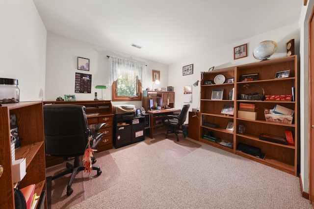 5955 E S Prairie Dr, Morris, IL 60450 - home office featuring light colored carpet
