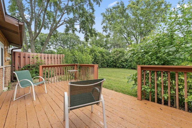 1207 W Busse Ave, Mount Prospect, IL 60056 - deck featuring a yard