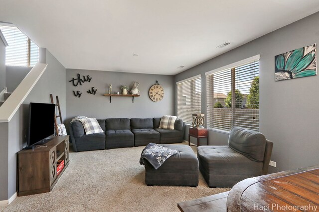 218 Minuet Cir, Volo, IL 60073 - carpeted living room with plenty of natural light