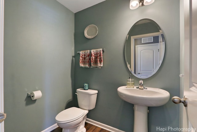 218 Minuet Cir, Volo, IL 60073 - bathroom featuring toilet and wood finished floors
