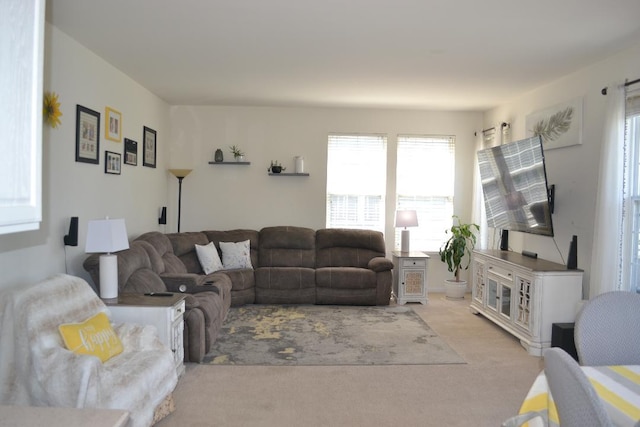4355 Barharbor Dr, Lake In The Hills, IL 60156 - living room featuring plenty of natural light and light carpet