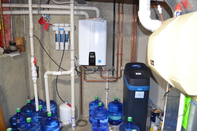 4355 Barharbor Dr, Lake In The Hills, IL 60156 - utility room featuring water heater