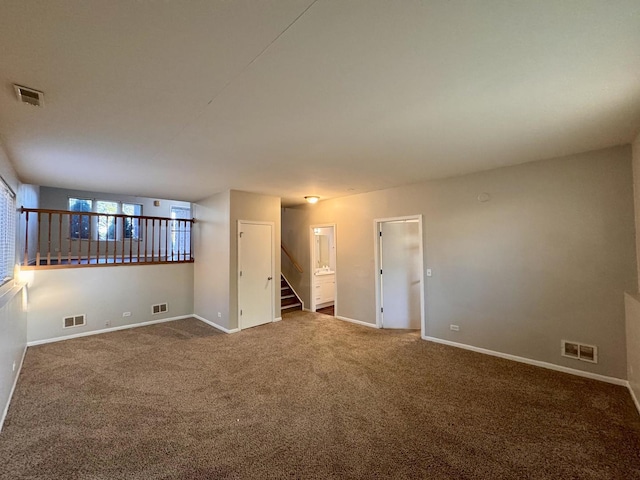 17303 Kedzie Ave, Hazel Crest, IL 60429 - carpeted empty room with baseboards and stairway