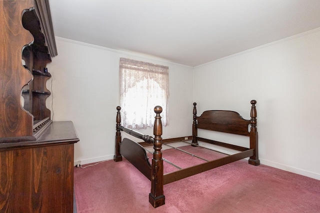 1723 N Raynor Ave, Crest Hill, IL 60403 - carpeted bedroom featuring ornamental molding and baseboards